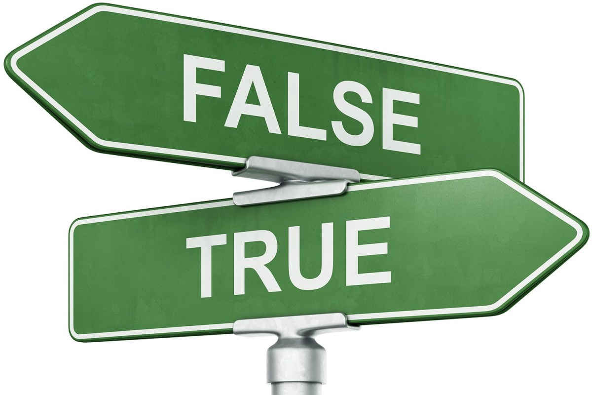True or False Image